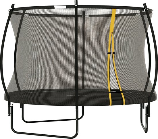 SPORTNOW-Buitentrampoline-PP-305x305x240cm-Zwart