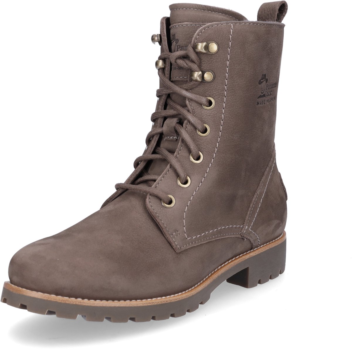 Panama Jack FARA IGLOO TRAV B5 - VeterlaarzenHoge sneakersDames sneakersDames veterschoenenHalf-hoge schoenen - Kleur: Grijs - Maat: 38