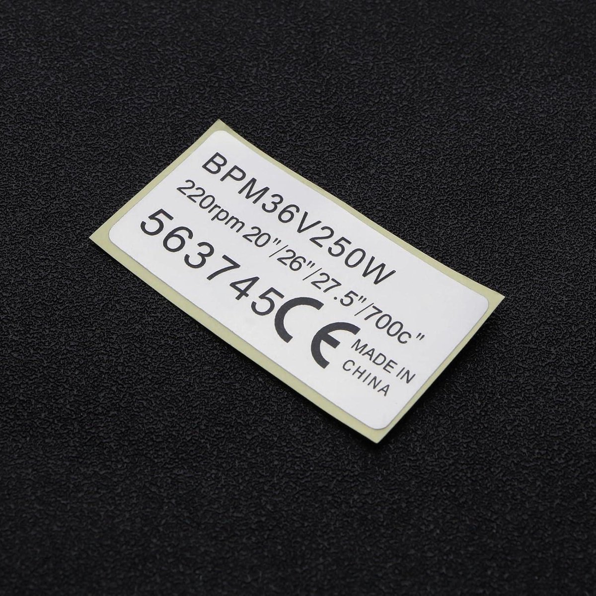 Allecto Plus - Waterdichte motorsticker 10 stuks, 36V 250W, CE-label, compatibel met BAFANG BBS01 BBS02 - 4.5x2.4cm