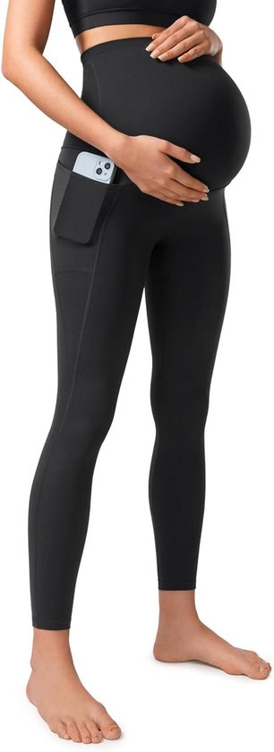Legging Femme Enceinte Decathlon Legging De Maternité STARBILD Avec Poche Ventre - Tissu Doux Extensible, Soutien Taille Haute, Pour Femme Enceinte