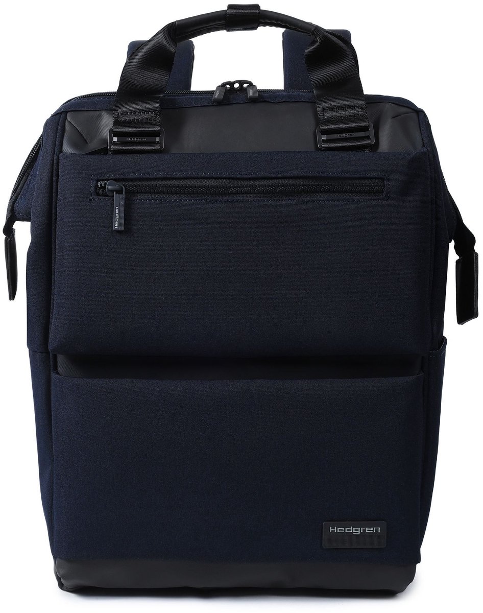 Hedgren laptop rugzak rugzak met laptopvak Next Clip Backpack 1 Compartment 15,6" + RFID Elegant Blue donkerblauw