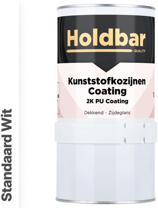 Foto: Holdbar kunststofkozijnen coating wit witste kleur 1 kg
