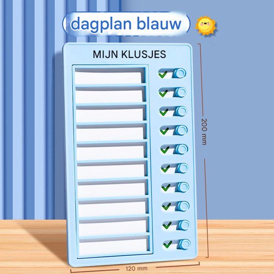 Lot De 2 Tableaux Checklist Tâches Enfant - Mémo Réutilisable Magnétique à Coller, Routine Quotidienne Pour Enfants