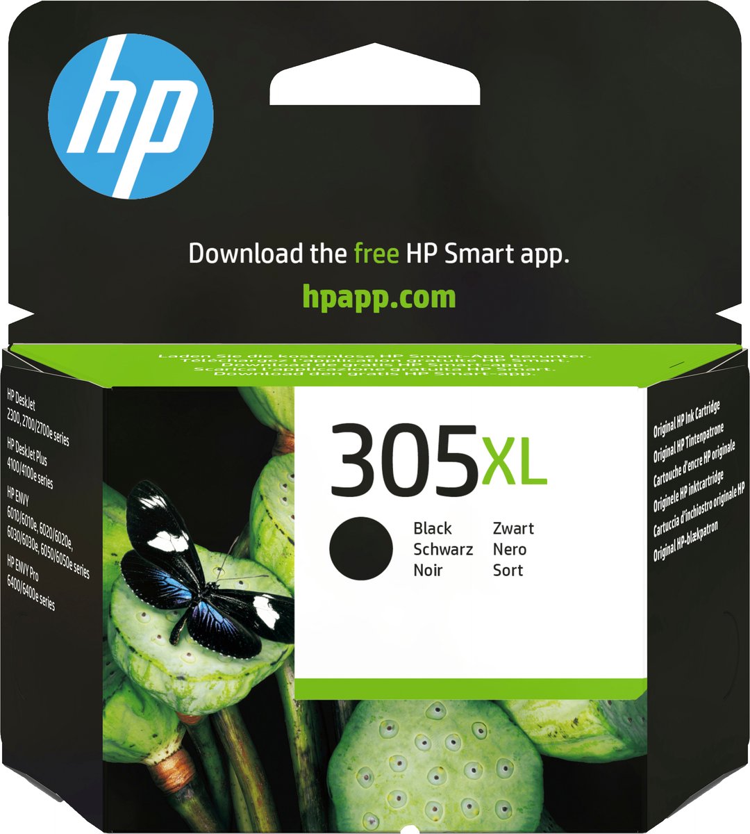 HP 305XL - High Yield Black Original Ink Cartridge - Zwart