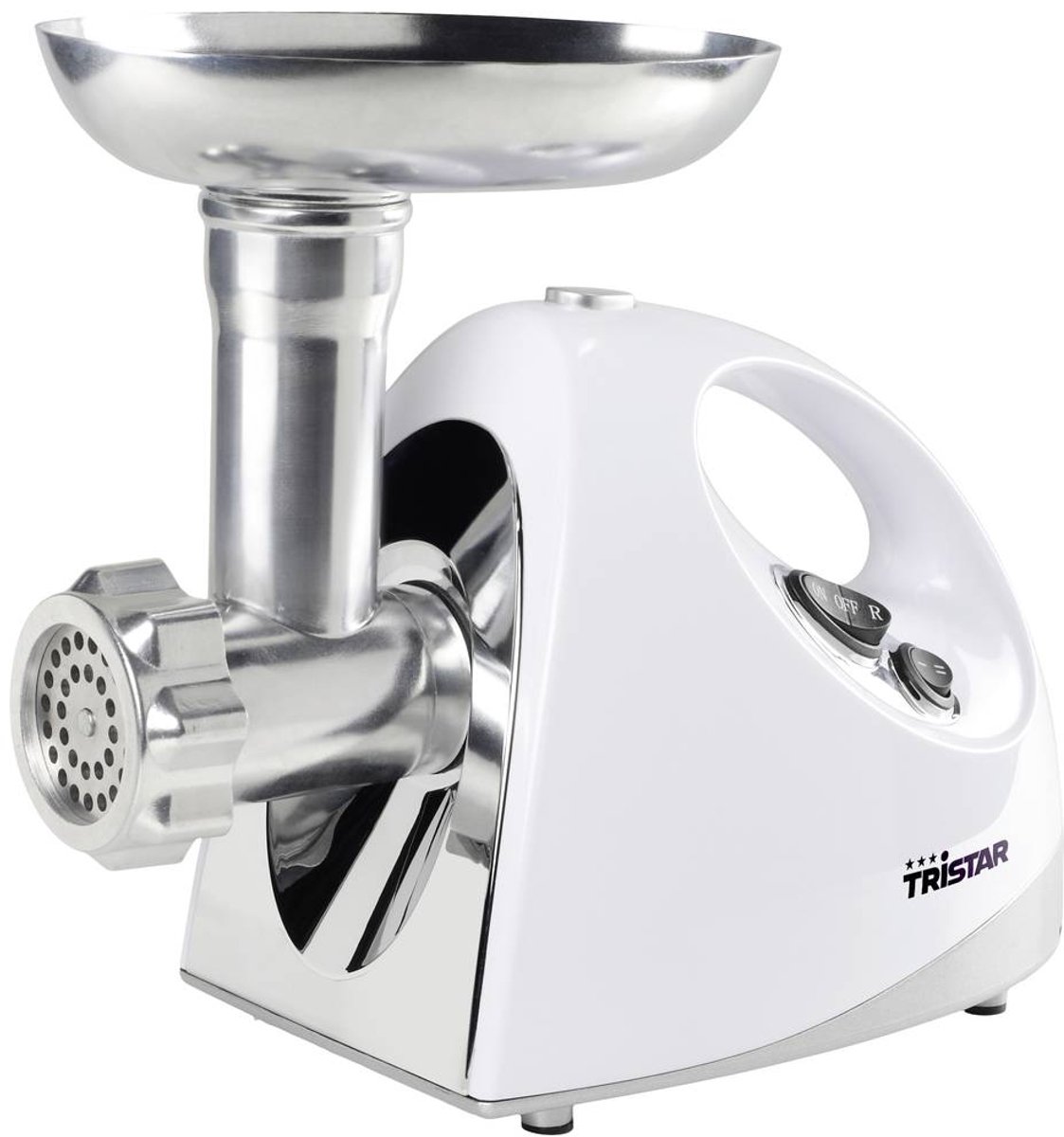 Tristar VM-4210 Vleesmolen – 3 maalschijven – Compact – Wit