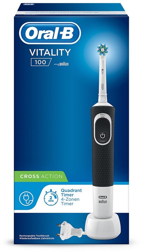 Oral-B Vitality 100 CrossAction Zwart - Elektrische Tandenborstel