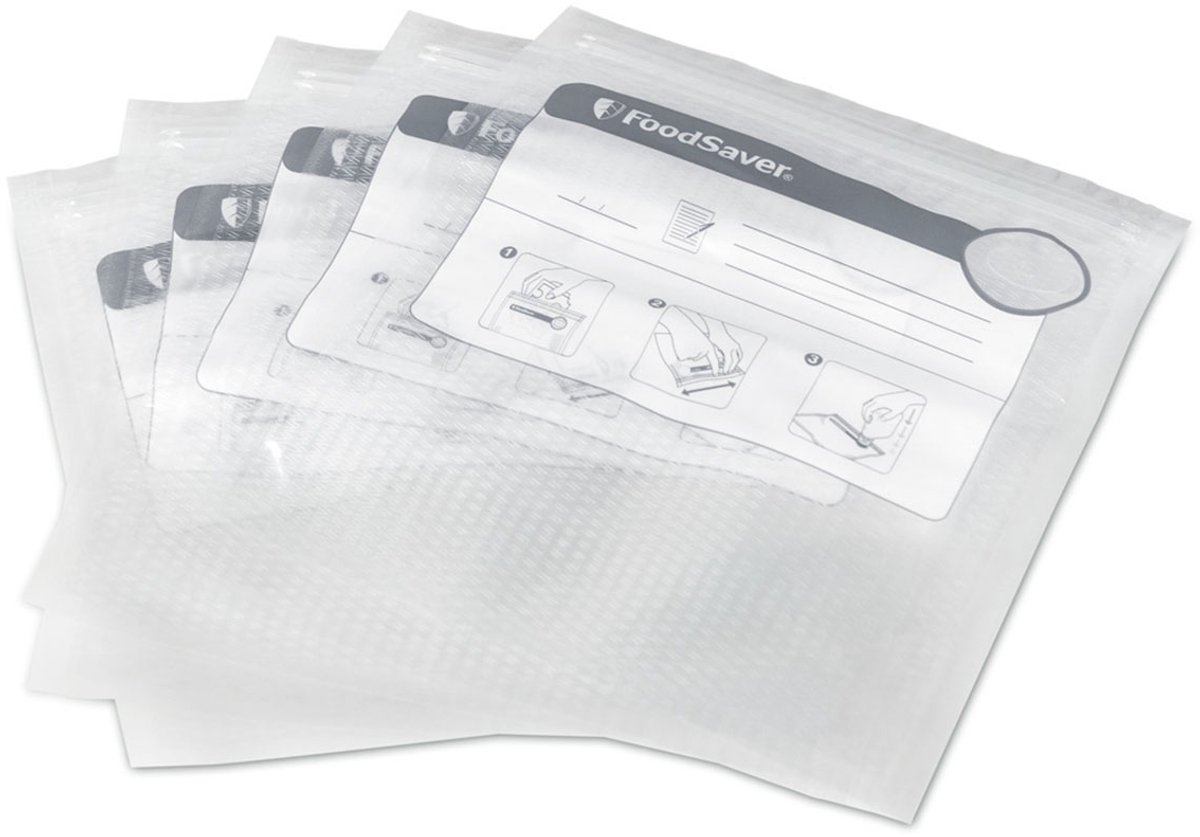 Zipper Bags / Vacumeerzakken - Fresh - 18 stuks - Foodsaver