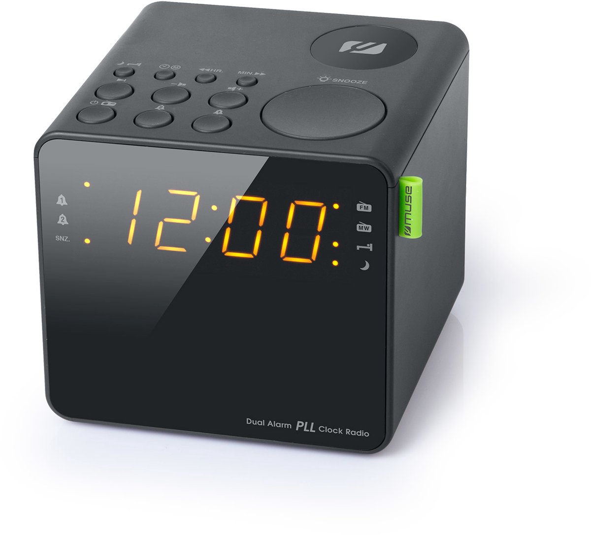 Muse M-187CR - Digitale wekkerradio met helder LED-display
