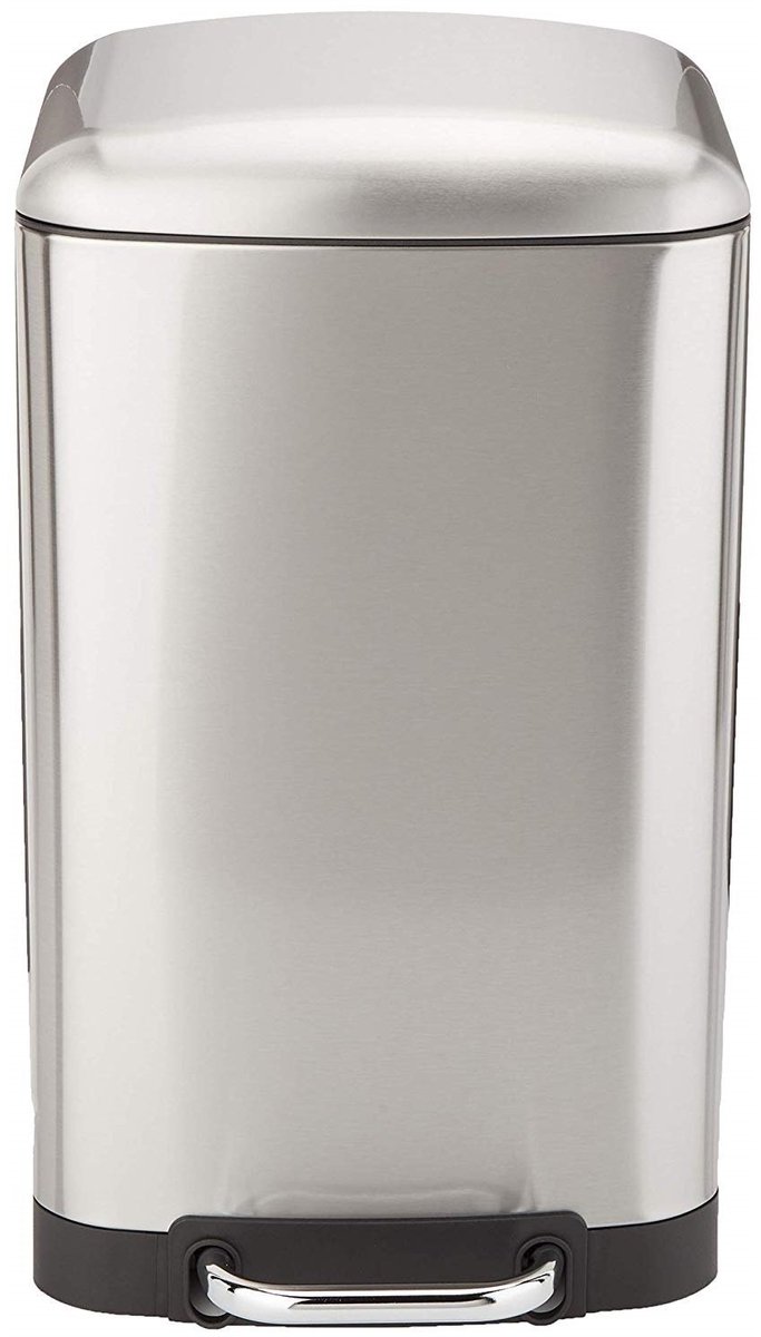 Goedkoopste Kitchen Move - 30l roestvrijstalen pedaalemmer - BAT-97896