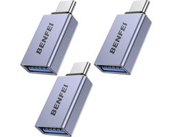 Benfei USB-C naar USB-A Adapter (3-pack) – USB C / USB A Converter