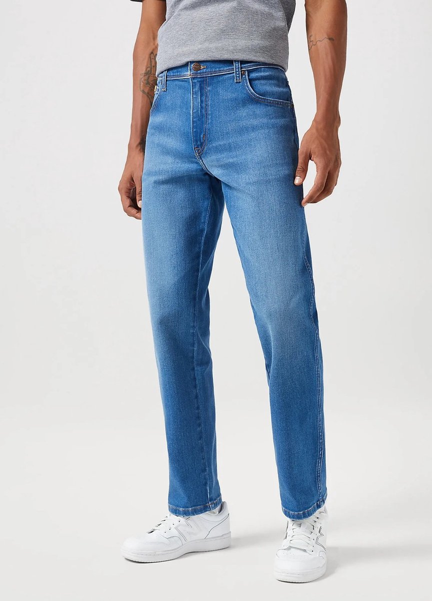 Wrangler Heren Jeans Broeken TEXAS regular/straight Fit 33W 32L Volwassenen Rustic 112352715