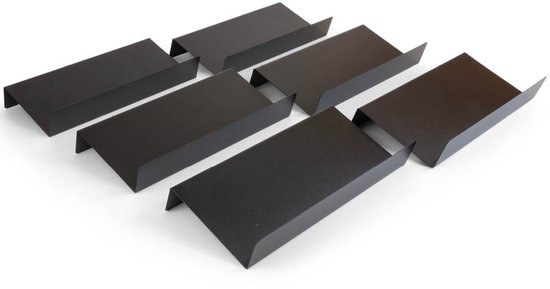 Étagère à épices George Napoli pour 24 pots à épices - Extensible - 6 pièces - Étagères à épices - Acier inoxydable Zwart