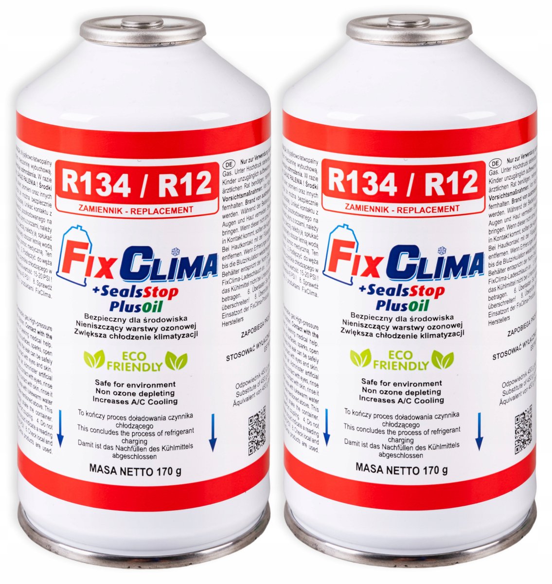 2x AIRCONDITIONING VULGAS R134A AFDICHTING