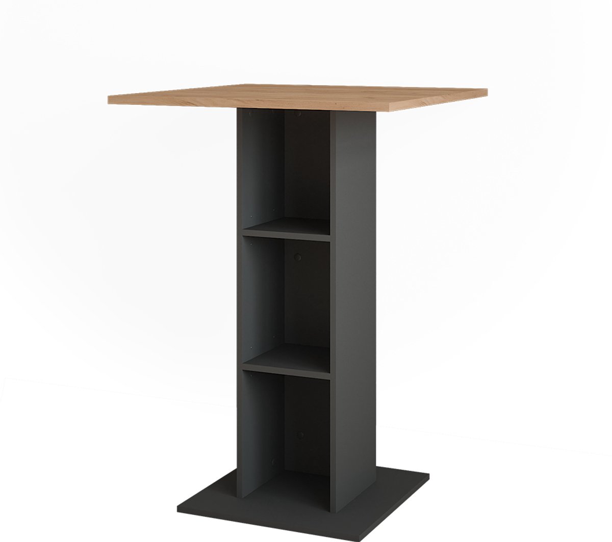 Vicco Repose Bartafel – 75 x 75 cm Eik goud/antraciet Goudkleurig Eiken/Antraciet