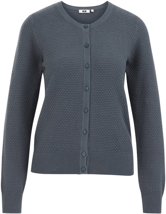 WE Fashion Dames gebreid vest met structuur