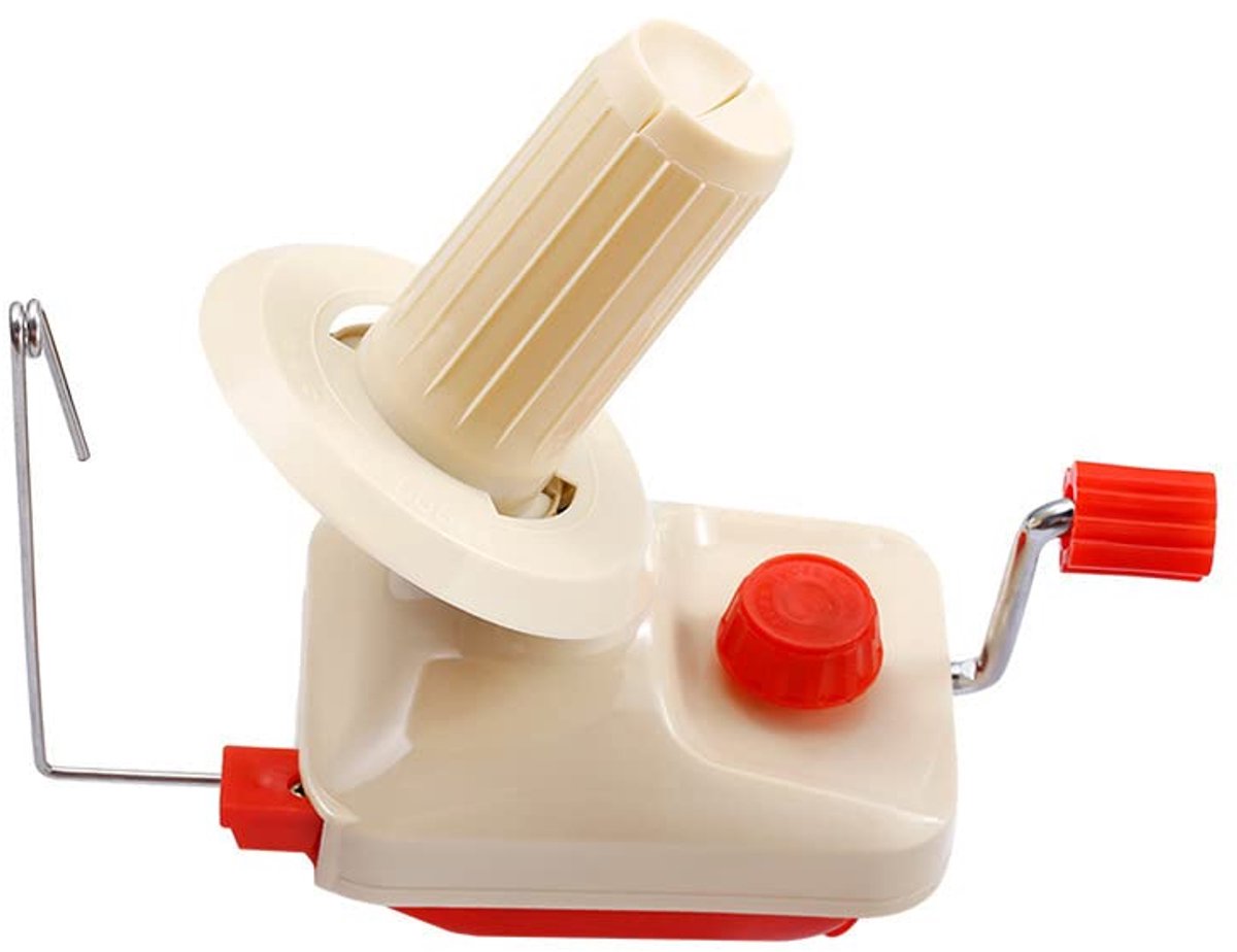 TRANKIELO® - Draagbare Garenwikkelmachine – Handbediende Spoelgaren Wikkelaar met Tafelklem – Duurzame Constructie – Ideaal voor Handbreien en Thuisgebruik