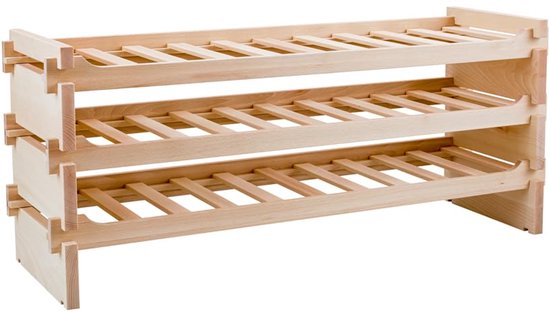 Metaltex 383730099 Flaschenregal für 30 Flaschen 58 x 26 x 53 cm Barolo