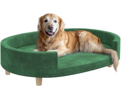 PawHut-Huisdierenbank-Polyester-100x70x25cm-Groen
