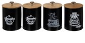 Boîtes de rangement - boîte à café - boîte à thé - organisateur de cuisine