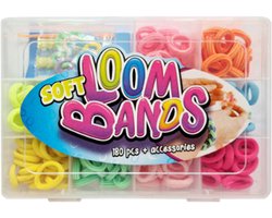 foto van Soft Loom bands set - 180pcs - Feestjecreatief