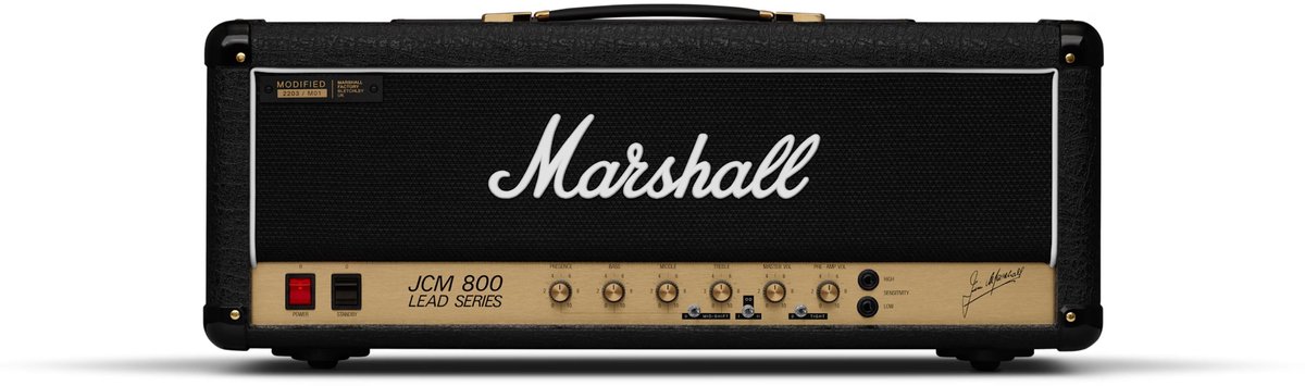 Marshall JCM 800 Modified - Buizenversterker top voor elektrische gitaar