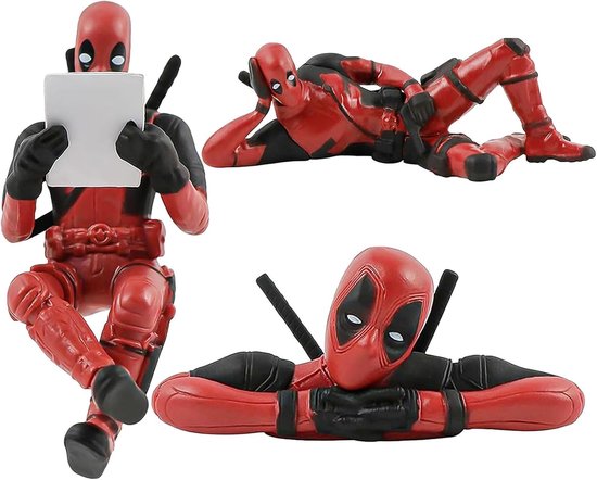 FAINCA Auto Innenraum Deko Lustige Anime Deadpool Anime Auto Dekoration Deadpool Ornamente für Armaturenbrett Innendekoration Car Decoration für Armaturenbretter Schlafzimmer Büros