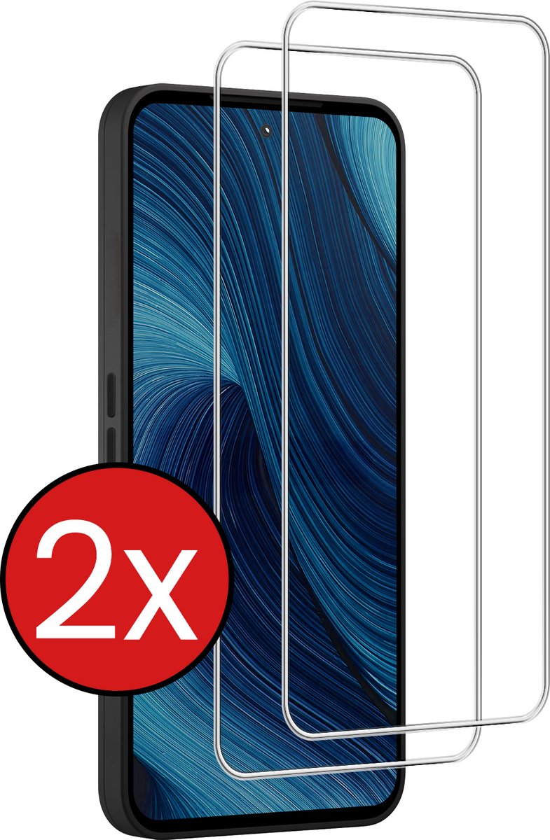 YQINHHME 2x Gehard Glas Voor Fairphone 6 – 6,31 Inch – 9H Hardheid, Anti-Kras, Oleofobe Coating – Inclusief Montageset – Beschermt Platte Deel Van Scherm