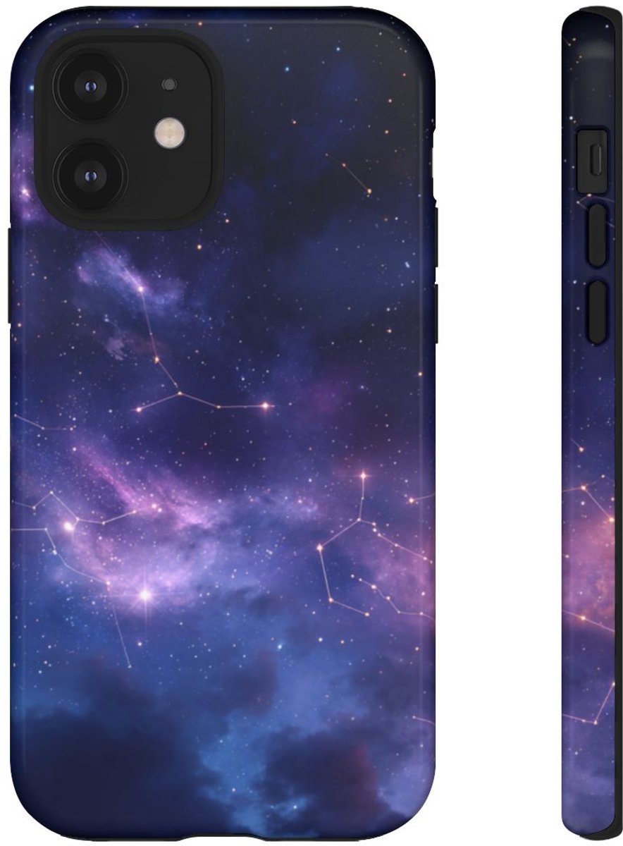 Sterrenhemel met Sterrenbeelden – Telefoonhoesje Geschikt voor iPhone 12