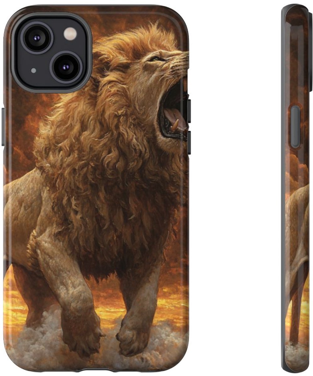 Schilderachtige Brullende Leeuw – Telefoonhoesje Geschikt voor iPhone 14 Plus