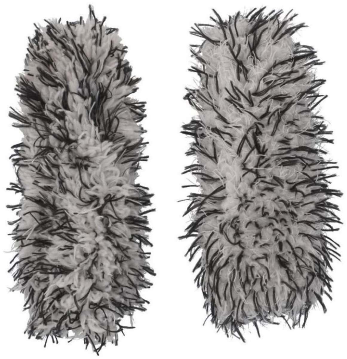 2x microvezel vervangingshoezen voor velgborstel
