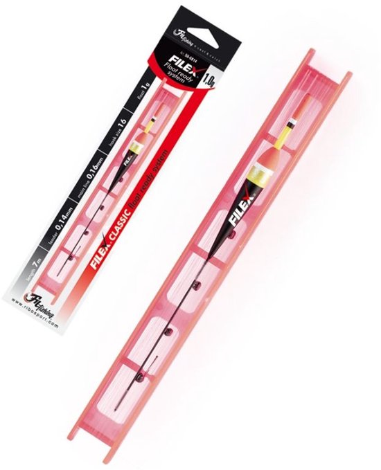 Filex Float System 'Classic' - met 2g dobber - Haakmaat #16 - 0.14mm - Witvis onderlijn - vissen onderlijn - Kant en klaar uitgelood vistuig - Voor vaste stok van Filex — afbeelding 3
