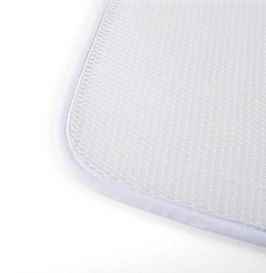 AeroSleep® hoeslaken - voor babybed, ledikant & wieg - 120 x 60 cm - White