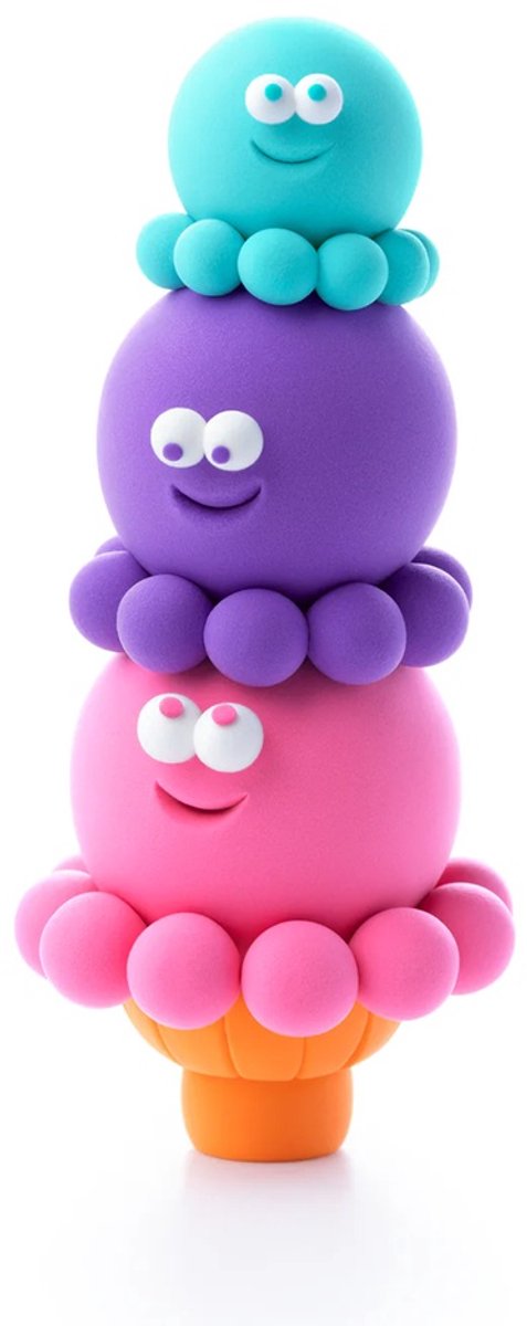 Hey Clay Nice Ice Cream Set van 15 potjes — afbeelding 5