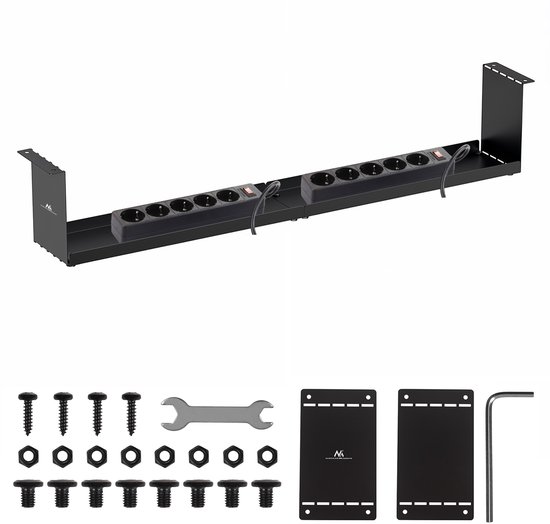 Maclean MC-461 - Ergonomische onderbouwlade met sleutel Vergrendelbaar