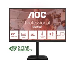 AOC 27E4CV computer monitor 68 | 6 cm (27) 1920 x 1080 Pixels Full HD LED Zwart