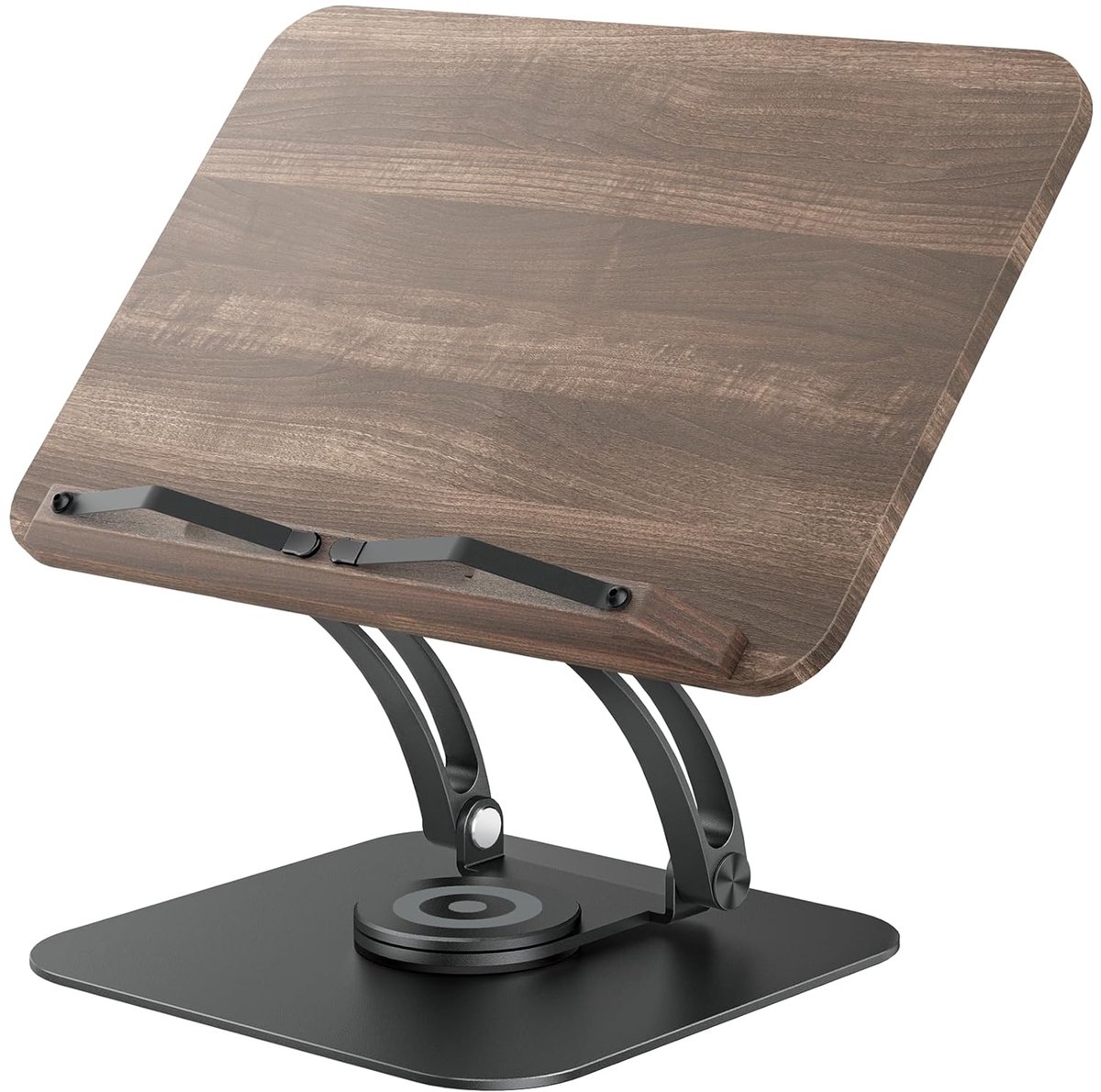 360° Draaibare Boekenstandaard - Ergonomisch en Multifunctioneel - 1 stuk - Bamboe