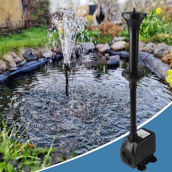 EXLECO Mini waterpomp, dompelpomp, 2500 l/u, 40 W, 230 V, vacuümpomp