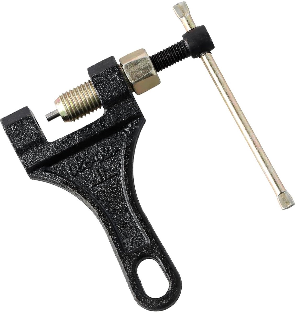 Allecto Plus - Motorfiets Ketting Ponstang Kettingverwijderingstool voor #420 #428 #520 #525 #528 #530 Zwart Universeel Klinknagelgereedschap voor Motorfietsen Fietsen en Tractoren