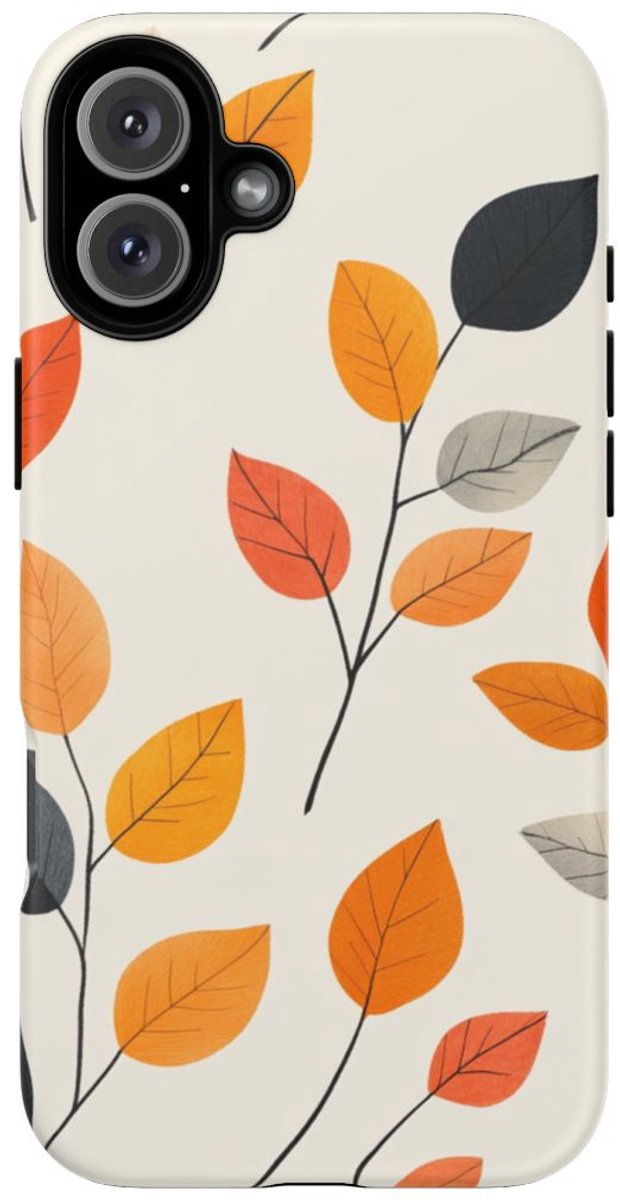 Herfstbladeren Patroon – Telefoonhoesje Geschikt voor iPhone 16 Plus
