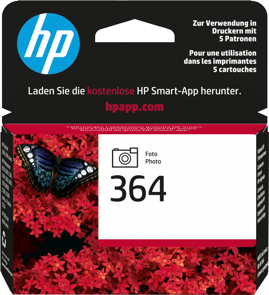 HP 364 - Fotocartridge / Zwart