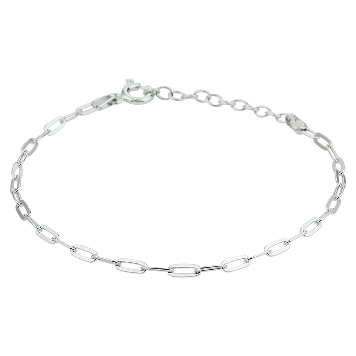 Glams armband c.f.e. 2,4 mm 16 + 3 cm - Zilver