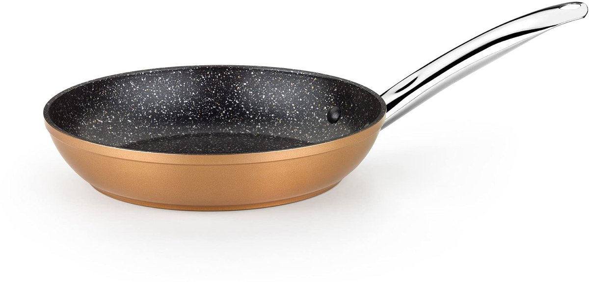 Ibenzoa® Koperkleurige Pannenset met Antiaanbaklaag en Inductiegeschikte Eigenschappen