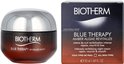 Biotherm Blue Therapy Amber Algae Revitalize nachtcrème pot en bijbehorend doosje, 50ml.