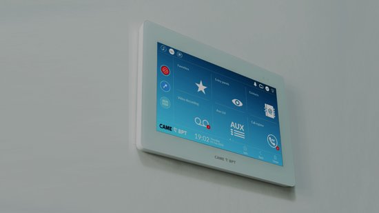 CAME Handsfree videofoon full-touch voor systeem X1, 7˝ TFTdisplay touchscreen, voorzien van Wi-Fi en grafische gebruikersinterface, Kleur Wit van Merkloos — afbeelding 2