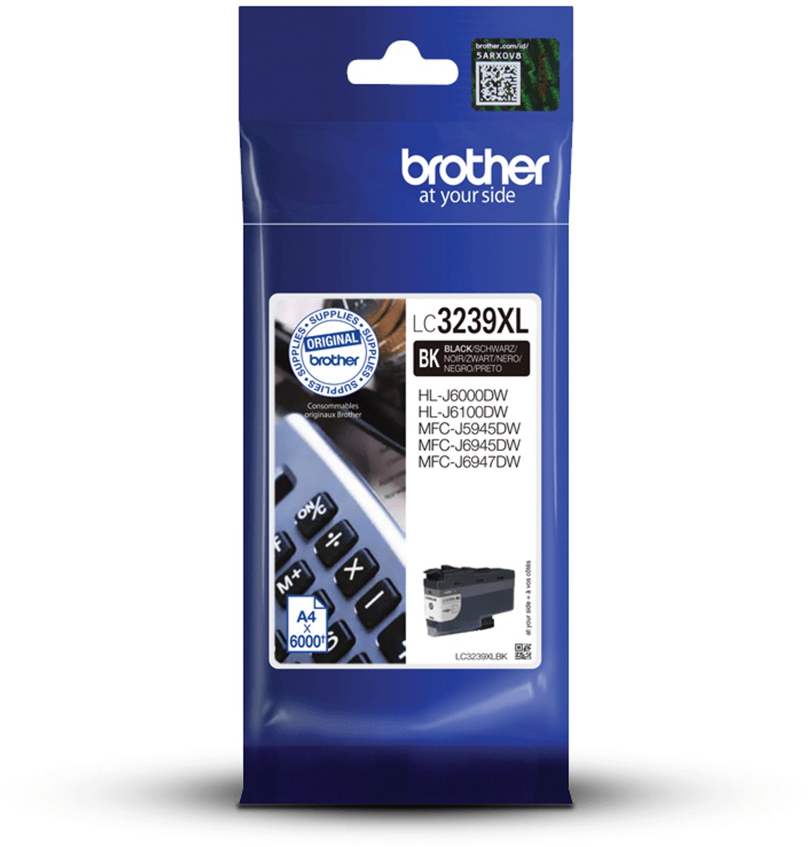 Brother LC3239XLBK - Hoog rendement - zwart - origineel - inktcartridge - voor Brother HL-J6000DW, HL-J6100DW, MFC-J5945DW, MFC-J6945DW, MFC-J6947DW