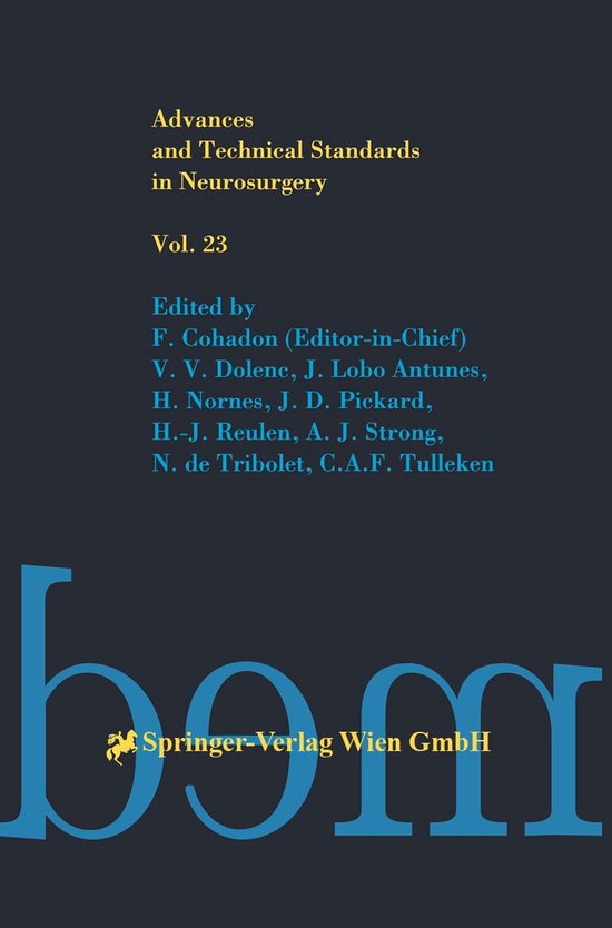 Advances and Technical Standards in Neurosurgery - cover