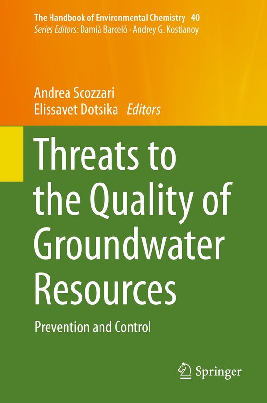 Threats to the Quality of Groundwater Resources - cover