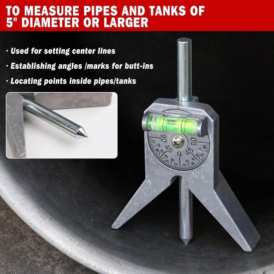 Gradenmeter mat verchroomd 150 x 200 mm voordelig kopen | Schäfer Shop