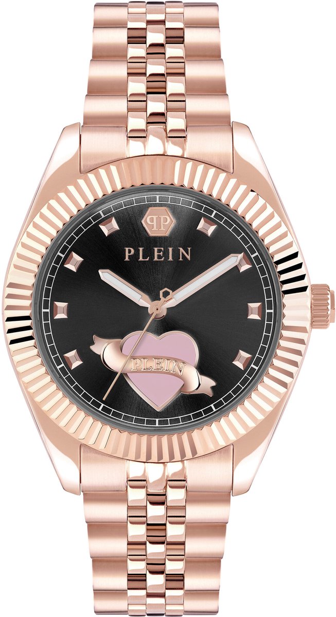 Philipp Plein Plein Valentine PW2BA1025 Horloge - Staal - Rosékleurig - Ø 38 mm