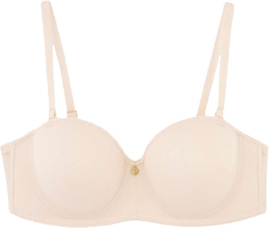 Monique MC Dames Lingerie voorgevormde strapless met beugel BH (13-588